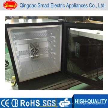 Refrigerador de puerta de cristal termoeléctrico 48L Mini refrigerador de hotel